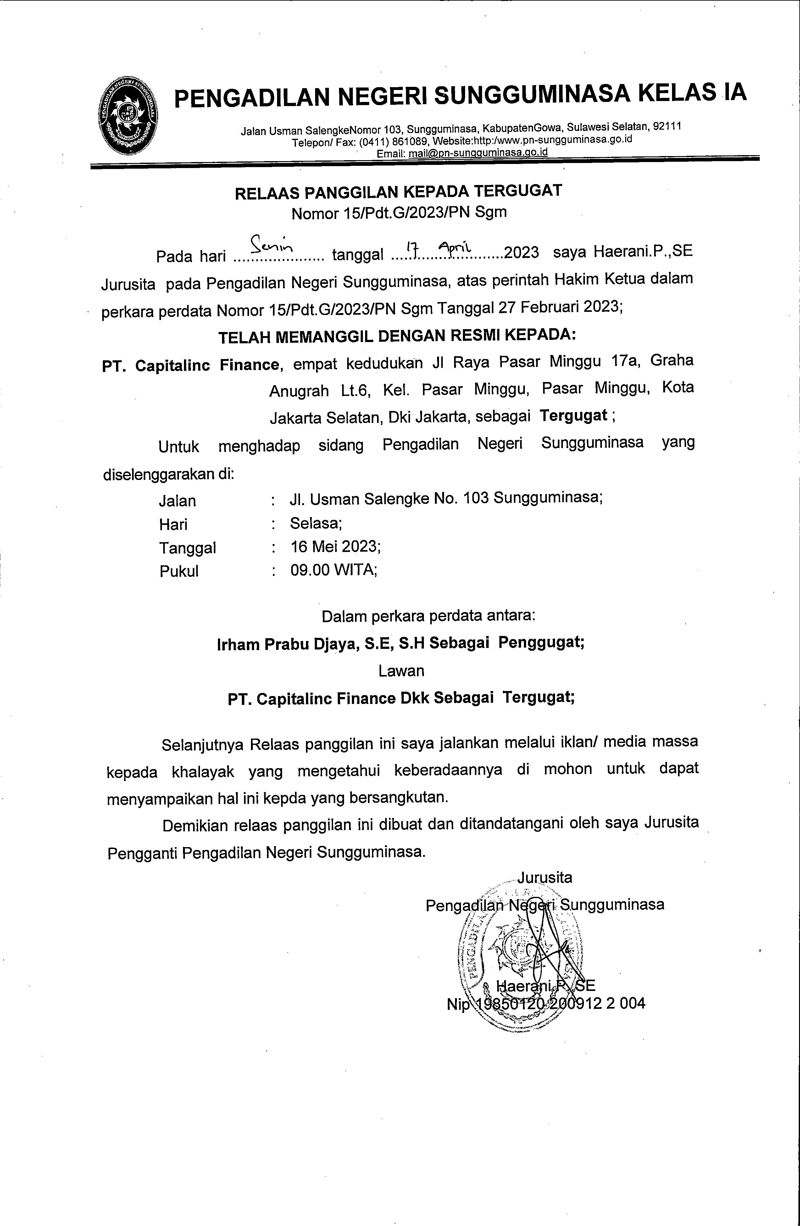 15 pdt g 2023